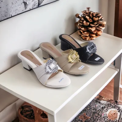 Ladova ALDA Sandal Wanita Heels Hak 5 cm