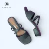 Ladova CAYLA Sandal Wanita Slop Tali Heels 3 cm
