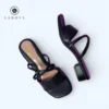 Ladova CAYLA Sandal Wanita Slop Tali Heels 3 cm