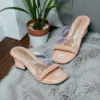 Ladova Sandal Anak Perempuan Jelly Slop Kepang Pesta Heels Hak Tahu 5 cm K-02