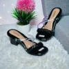 Ladova Sandal Anak Perempuan Jelly Slop Kepang Pesta Heels Hak Tahu 5 cm K-02
