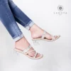 Ladova ZELDA Sandal Wanita Heels Hak Kaca 5 cm